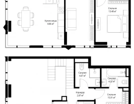 3-комнатная квартира, 125.13 м2 , 46 этаж, 3-й Силикатный проезд, 10 - фото 1