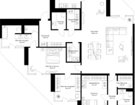 3-комнатная квартира, 236.7 м2 , 11 этаж, Дербеневская, 1 - фото 1