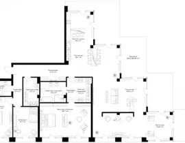 3-комнатная квартира, 266.7 м2 , 5 этаж, Дербеневская, 1 - фото 1