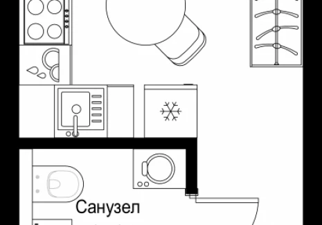 Квартира студия - Вишневая, 7 / ЖК СИТИДЗЕН - фото 1