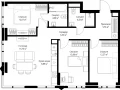 3-комнатная квартира, 82.06 м2 , 28 этаж, 3-й Силикатный проезд, 10 - фото 1