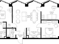 3-комнатная квартира, 91.6 м2 , 23 этаж, 2-я Хуторская, 34 - фото 1