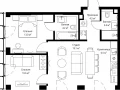 2-комнатная квартира, 61.3 м2 , 5 этаж, 2-я Хуторская, 34 - фото 1