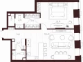 1-комнатная квартира - Климашкина, 7/11 / ЖК Климашкина 7/11 - фото 1