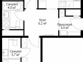 2-комнатная квартира - квартал Центральный, 7 / ЖК У реки. Эко Видное 2.0 - фото 1
