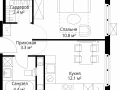 1-комнатная квартира - квартал Центральный, 7 / ЖК У реки. Эко Видное 2.0 - фото 1