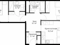 2-комнатная квартира - квартал Центральный, 7 / ЖК У реки. Эко Видное 2.0 - фото 1