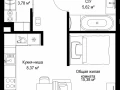 1-комнатная квартира - Деревня Ликино / ЖК Мыс - фото 1