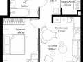 1-комнатная квартира - Деревня Ликино / ЖК Мыс - фото 1