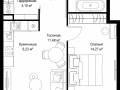1-комнатная квартира - Деревня Ликино / ЖК Мыс - фото 1