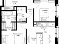 2-комнатная квартира - пр-т Мира, 186А / ЖК Мира - фото 1