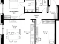 2-комнатная квартира - пр-т Мира, 186А / ЖК Мира - фото 1