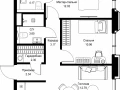 2-комнатная квартира - пр-т Мира, 186А / ЖК Мира - фото 1