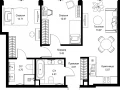 2-комнатная квартира, 64.22 м2 , 13 этаж, пр-т Мира, 186А - фото 1