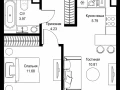 1-комнатная квартира - пр-т Мира, 186А / ЖК Мира - фото 1