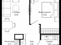 1-комнатная квартира - 4-я улица Марьиной Рощи, 10 / ЖК Мод - фото 1