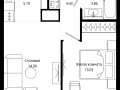 1-комнатная квартира - 4-я улица Марьиной Рощи, 10 / ЖК Мод - фото 1