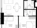 2-комнатная квартира, 59.04 м2 , 4 этаж, Волоколамское шоссе, 97 - фото 1