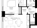 1-комнатная квартира - Волоколамское шоссе, 97 / ЖК Сити Бэй - фото 1