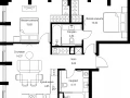 2-комнатная квартира, 66.69 м2 , 2 этаж, Волоколамское шоссе, 95с2 - фото 1