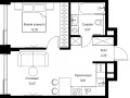 1-комнатная квартира - Волоколамское шоссе, 95с2 / ЖК Сити Бэй - фото 1