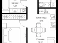 1-комнатная квартира - Волоколамское шоссе, 95с2 / ЖК Сити Бэй - фото 1