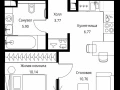 1-комнатная квартира - Волоколамское шоссе, 95с2 / ЖК Сити Бэй - фото 1