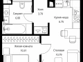 1-комнатная квартира - Волоколамское шоссе, 95с2 / ЖК Сити Бэй - фото 1