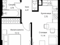 1-комнатная квартира - Волоколамское шоссе, 95с2 / ЖК Сити Бэй - фото 1
