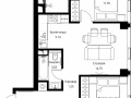 2-комнатная квартира, 61.51 м2 , 5 этаж, Волоколамское шоссе, 95с2 - фото 1