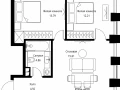 2-комнатная квартира, 56.94 м2 , 2 этаж, Волоколамское шоссе, 95с2 - фото 1