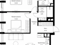 2-комнатная квартира - Волоколамское шоссе, 95с2 / ЖК Сити Бэй - фото 1
