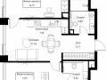 2-комнатная квартира - Волоколамское шоссе, 95с2 / ЖК Сити Бэй - фото 1