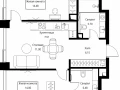 2-комнатная квартира - Волоколамское шоссе, 95с2 / ЖК Сити Бэй - фото 1