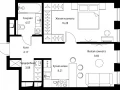 1-комнатная квартира - Волоколамское шоссе, 95с2 / ЖК Сити Бэй - фото 1