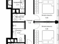 3-комнатная квартира - Волоколамское шоссе, 95с2 / ЖК Сити Бэй - фото 1