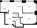 2-комнатная квартира - корпус Клиф, 3 / ЖК Сити Бэй - фото 1