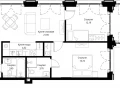 2-комнатная квартира, 80.86 м2 , 10 этаж, корпус Cliff5-3 - фото 1
