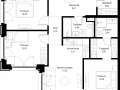 3-комнатная квартира - квартал Клиф, 5 / ЖК Сити Бэй - фото 1
