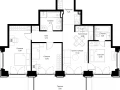 3-комнатная квартира - квартал Клиф, 5 / ЖК Сити Бэй - фото 1