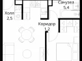 1-комнатная квартира, 42 м2 , 19 этаж, Волоколамское шоссе, 95/2 - фото 1