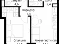 1-комнатная квартира - Волоколамское шоссе, 95/2 / ЖК Сити Бэй - фото 1