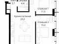 2-комнатная квартира, 58.1 м2 , 50 этаж, Волоколамское шоссе, 95/2 - фото 1