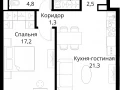 1-комнатная квартира - Волоколамское шоссе, 95/2 / ЖК Сити Бэй - фото 1