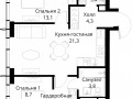 2-комнатная квартира - Волоколамское шоссе, 95/2 / ЖК Сити Бэй - фото 1