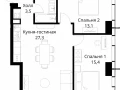 2-комнатная квартира - Волоколамское шоссе, 95/2 / ЖК Сити Бэй - фото 1