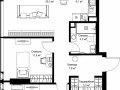 2-комнатная квартира - Ленинградский проспект, 8 / ЖК Слава - фото 1