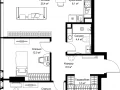 2-комнатная квартира, 81.4 м2 , 23 этаж, Ленинградский проспект, 8 - фото 1