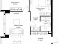 2-комнатная квартира - Серегина, 5 / ЖК С5 - фото 1