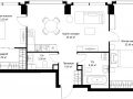 2-комнатная квартира - Серегина, 5 / ЖК С5 - фото 1